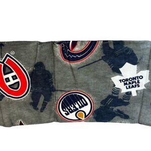 NHL Pillowcase New in Package Oilers Canucks Maple Leafs Canadiens Flames
